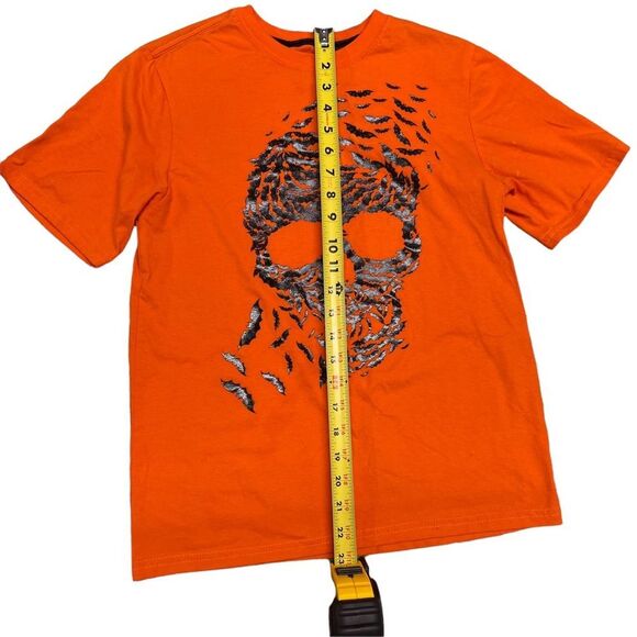 Skull and bats Halloween t-shirt unisex - Picture 3 of 8
